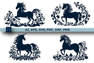 Cricut Cut Christmas Unicorn SVG Bundle SVG MD JOYNAL ABDIN 