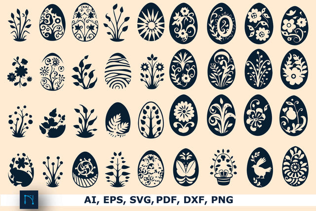 Cricut Easter Egg SVG Bundle SVG MD JOYNAL ABDIN 