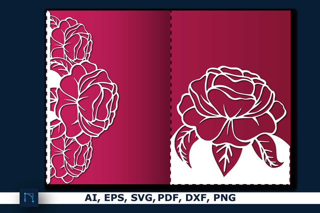 Cricut Floral Wedding Card Bundle SVG SVG MD JOYNAL ABDIN 