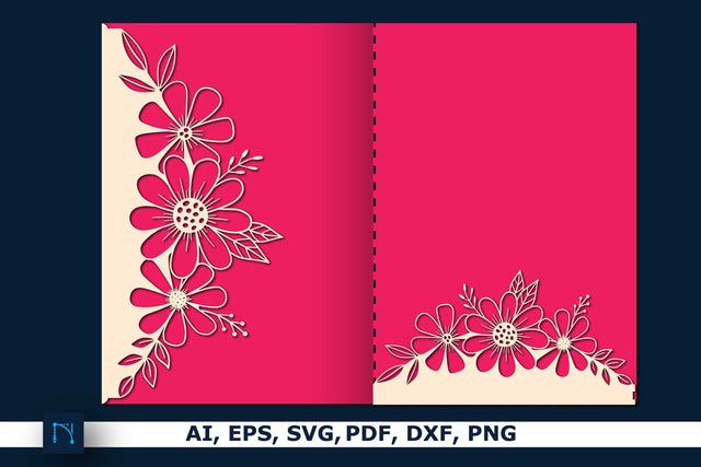 Cricut Floral Wedding Card Bundle SVG SVG MD JOYNAL ABDIN 