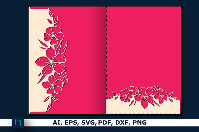 Cricut Floral Wedding Card Bundle SVG SVG MD JOYNAL ABDIN 