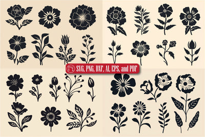 Cricut Flower SVG Cut File Bundle SVG MD JOYNAL ABDIN 