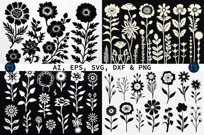 Cricut Flowers Paper Cut SVG Bundle SVG MD JOYNAL ABDIN 