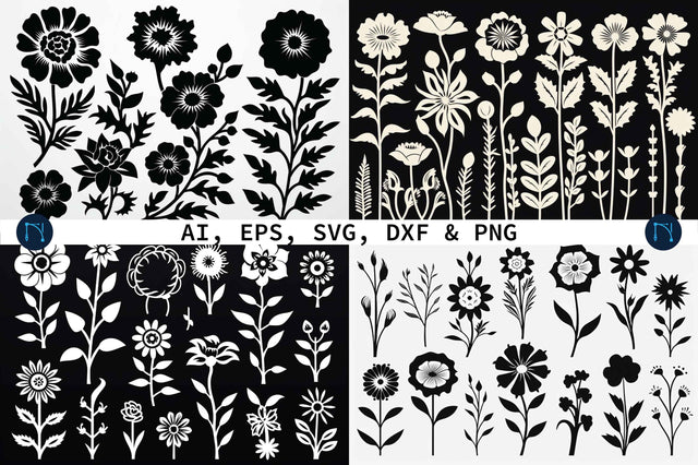 Cricut Flowers Paper Cut SVG Bundle SVG MD JOYNAL ABDIN 