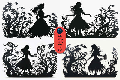 Cricut Ghost in the Forest SVG Bundle SVG MD JOYNAL ABDIN 
