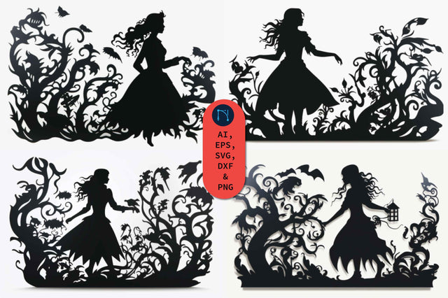 Cricut Ghost in the Forest SVG Bundle SVG MD JOYNAL ABDIN 