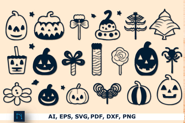Cricut Halloween Candy SVG Bundle SVG MD JOYNAL ABDIN 