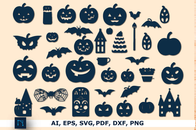 Cricut Halloween Element SVG Bundle SVG MD JOYNAL ABDIN 