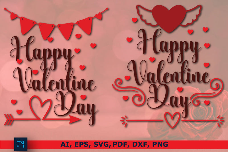 Cricut happy Valentine's Day SVG Bundle SVG MD JOYNAL ABDIN 