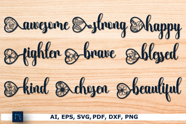 Cricut Inspirational Quote SVG Bundle SVG MD JOYNAL ABDIN 