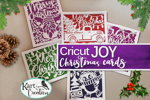 SVG: Christmas Insert Card. Cricut Joy Friendly. Draw and Cut Card