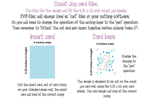 Cricut Joy SVG | Cat loss sympathy insert card. SVG Digital Gems 