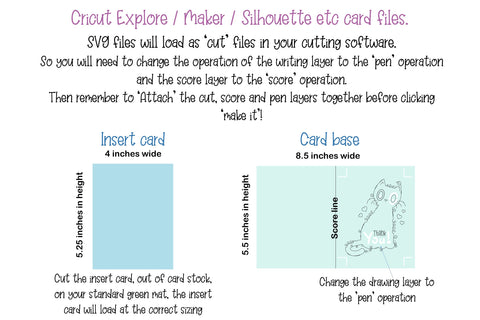 Cricut Joy SVG | Cat Thank you Greeting Card. SVG Digital Gems 