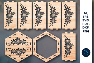 Cricut laser cut flower lantern SVG SVG MD JOYNAL ABDIN 