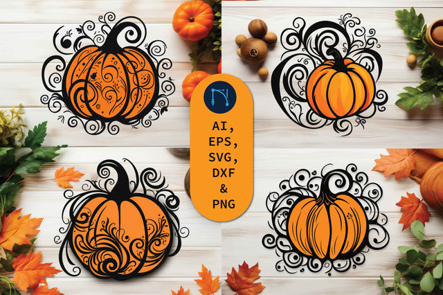Cricut Mandala Pumpkin SVG bundle SVG MD JOYNAL ABDIN 
