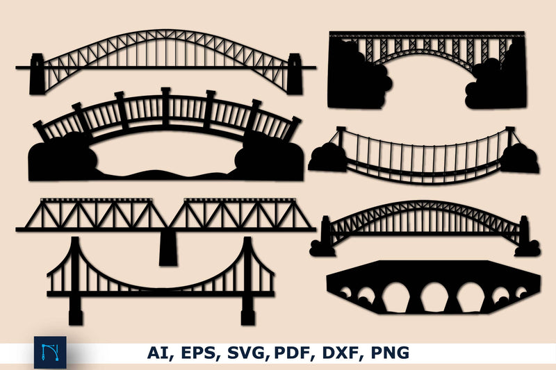 Cricut Paper Cut Bridge SVG Bundle SVG MD JOYNAL ABDIN 
