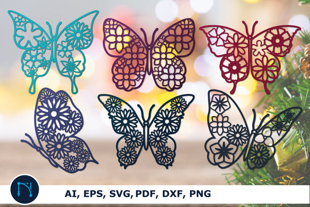 Cricut paper cut Butterfly SVG bundle SVG MD JOYNAL ABDIN 