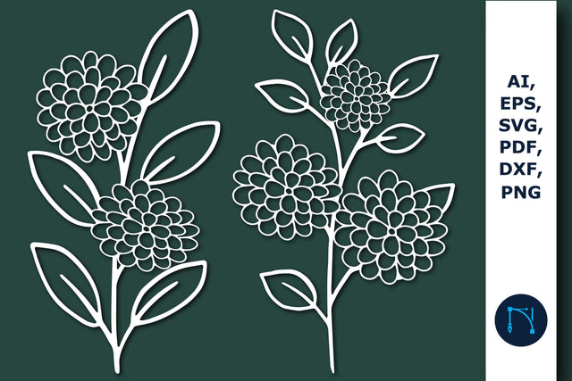 Cricut Paper cut floral SVG Bundle SVG MD JOYNAL ABDIN 