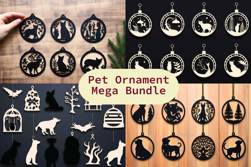 Cricut Pet Ornament SVG Bundle SVG MD JOYNAL ABDIN 