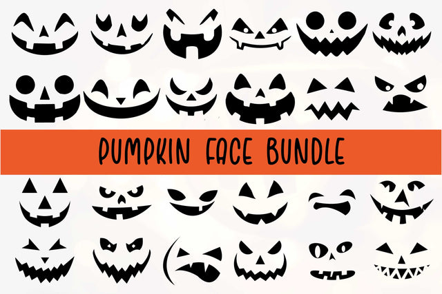 Cricut Pumpkin Face SVG bundle SVG MD JOYNAL ABDIN 