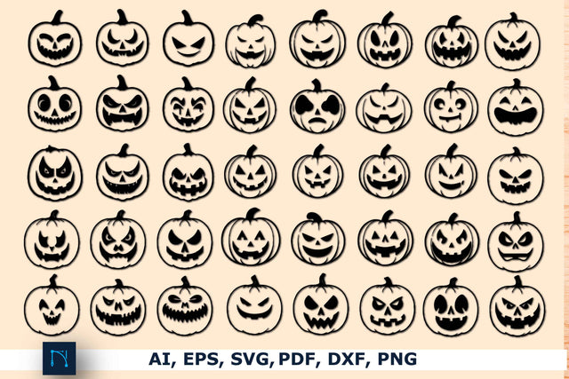 Cricut Pumpkin Face SVG Mega Bundle SVG MD JOYNAL ABDIN 