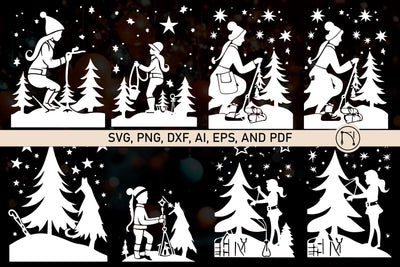 Cricut Santa's Little Helper Files SVG Bundle SVG MD JOYNAL ABDIN 