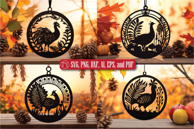 Cricut Thanksgiving Ornament SVG bundle SVG MD JOYNAL ABDIN 