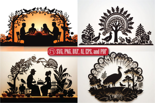 Cricut Thanksgiving Ornament SVG bundle SVG MD JOYNAL ABDIN 