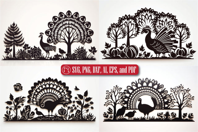 Cricut Thanksgiving Ornament SVG bundle SVG MD JOYNAL ABDIN 