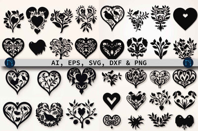 Cricut Valentine Heart SVG Bundle SVG MD JOYNAL ABDIN 
