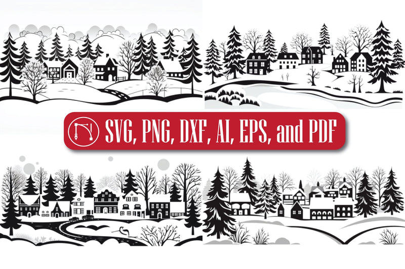 Cricut Winter Wonderland SVG Bundle - So Fontsy