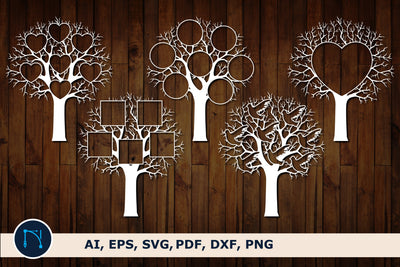 Cricut/laser cut Family Tree SVG bundle SVG MD JOYNAL ABDIN 
