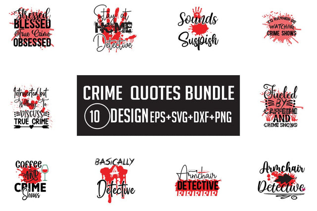Crime SVG bundle 10 design SVG Nurstore 