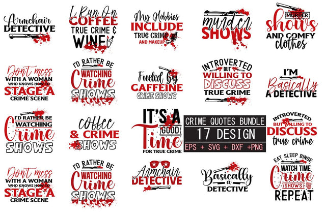 Crime SVG bundle 17 design SVG svgteam 