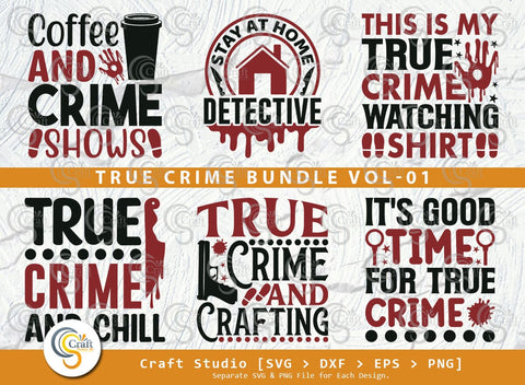 Crime SVG Bundle, Criminal Minds Svg, Crime Show Svg, Serial Killer Svg, Crime Quotes, Crime Cutting File SVG ETC Craft 