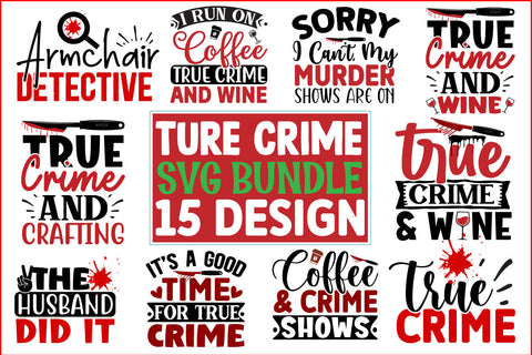 Crime SVG Design Bundle SVG CraftingStudio 