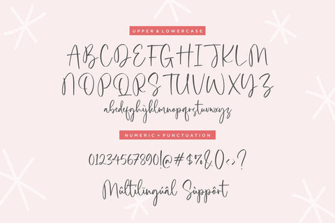 Crimson Bouquet a Modern Calligraphy Font Font Balpirick 