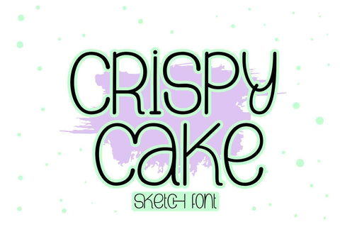 Crispy Cake Font JH-CreativeFont 