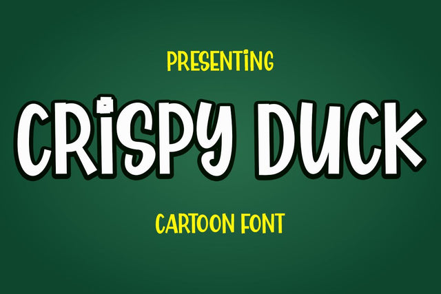 Crispy Duck Font Supersemar Letter 