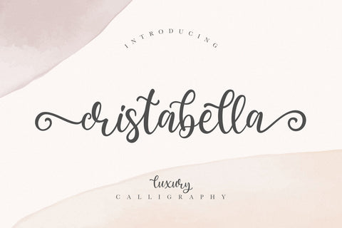 Cristabella Luxury Calligraphy Font Creatype Studio 