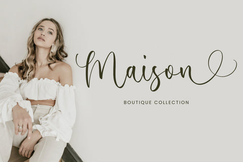 Cristhine - Moderen Script font SVG Timur type 