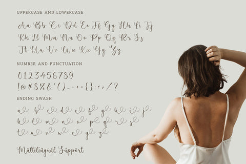 Cristhine - Moderen Script font SVG Timur type 