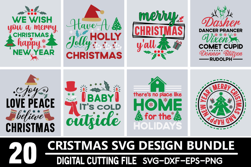 Cristmas Svg Desaign Bundle SVG buydesign 