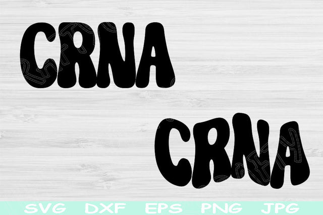 CRNA Svg Dxf Png Eps Cut Files, Nurse Anesthetist Svg, Nurse Svg Files For Cricut, Anesthesiologist Svg Silhouette Digital Download Designs SVG TiffsCraftyCreations 