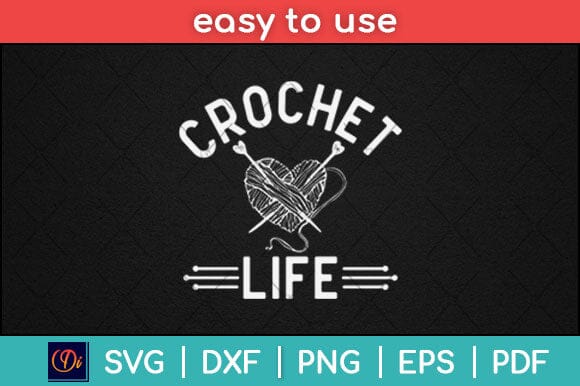 Crochet Life Yarn Svg Design SVG artprintfile 