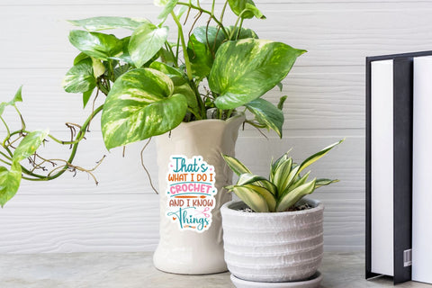 Crochet Quotes Sticker Bundle Sublimation DESIGNS DARK 