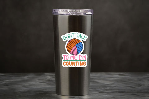 Crochet Quotes Sticker Bundle Sublimation DESIGNS DARK 