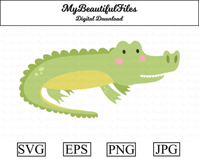 crocodile - Animal SVG MyBeautifulFiles 