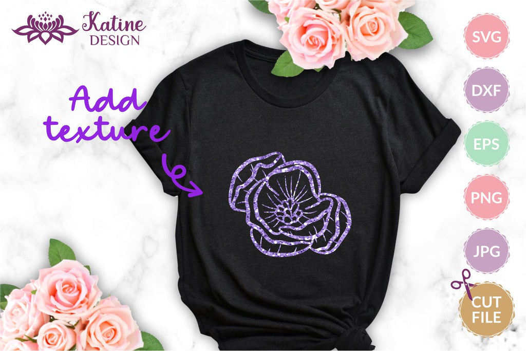 Crocus SVG, Flower Bundle SVG, Floral SVG Bundle, Hand Drawn Flowers ...
