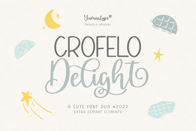 Crofelo Delight Font yumnatype 